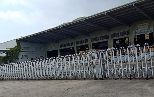 Lắp cửa cổng xếp điện tại Trảng Bàng Tây Ninh