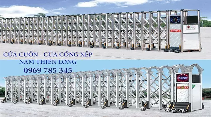 Cửa cổng xếp công nghệ mới