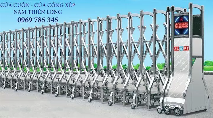 Cửa cổng xếp công nghệ mới