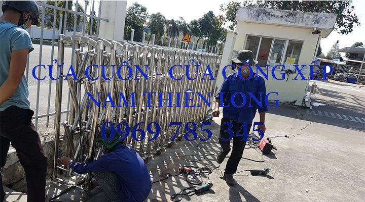 43 2 - Sửa chữa cửa cổng xếp điện tại Bình Dương