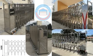 Lắp đặt Cửa cổng xếp tại Hớn Quản Bình Phước