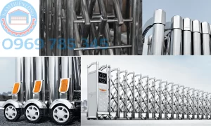 Lắp đặt Cửa cổng xếp tại Bù Đăng Bình Phước