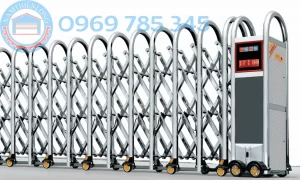 Lắp đặt Cửa cổng xếp tại Phước Long