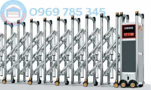 Lắp đặt Cửa cổng xếp tại Bình Long
