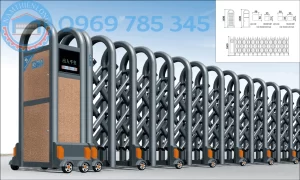 Cửa cổng xếp tại KCN Thanh Bình Bình Phước