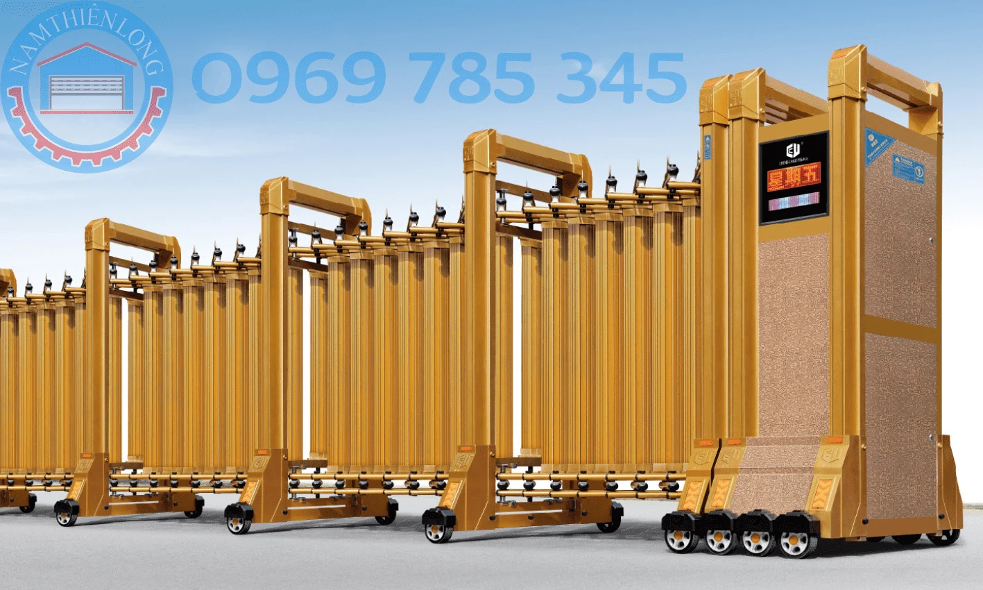 Lắp đặt Cửa cổng xếp tại Tân Phú Đồng Nai