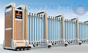 Lắp đặt Cửa cổng xếp tại Định Quán Đồng Nai