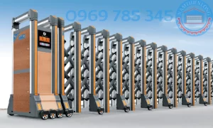 Lắp đặt Cửa cổng xếp tại KCN Bắc Tân Uyên