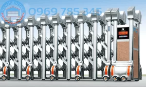 Lắp đặt Cửa cổng xếp tại Hòa Thành Tây Ninh