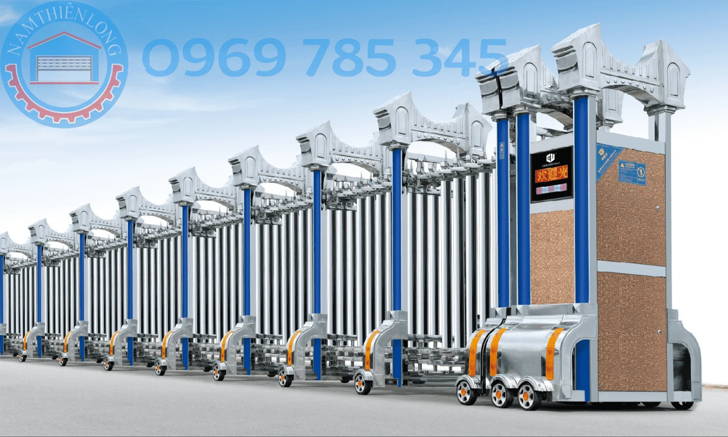Lắp đặt Cửa cổng xếp tại KCN Tam Phước Đồng Nai