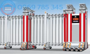 Lắp đặt Cửa cổng xếp tại Phú Riềng Bình Phước