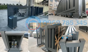 Cửa cổng xếp tự động Trảng Bàng Tây Ninh